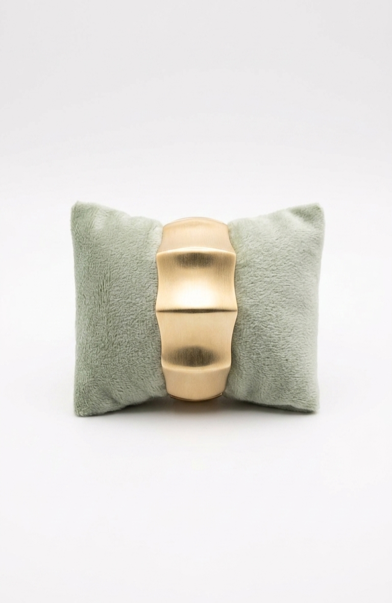 Angular Matt Gold Geometric Bracelet