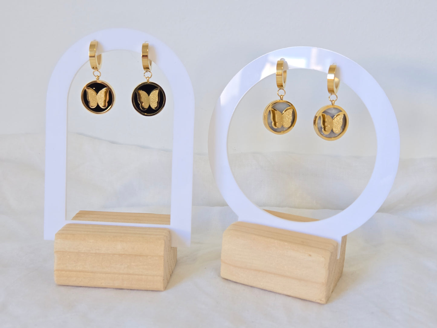 Butterfly Drop Hoops