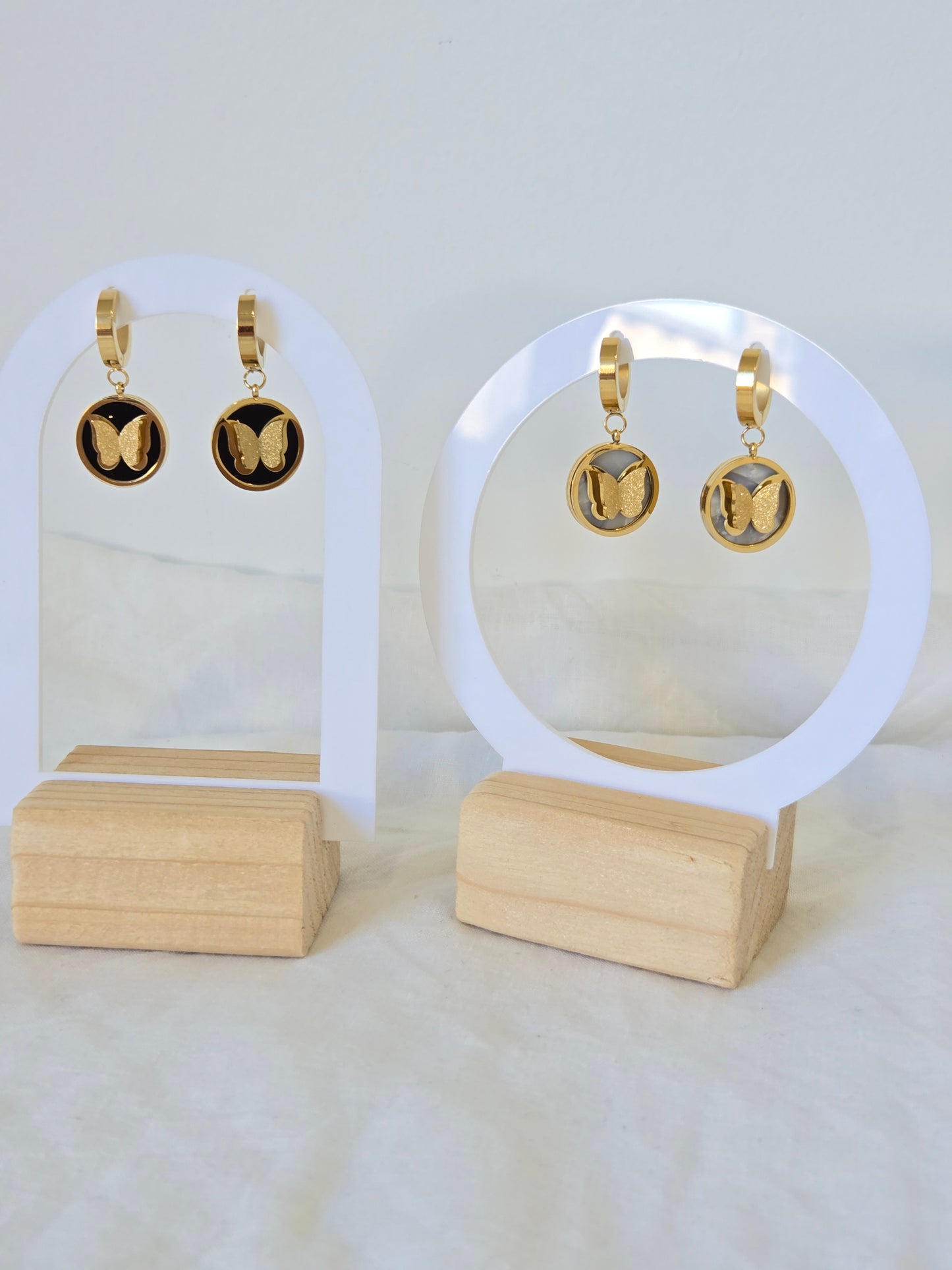 Butterfly Drop Hoops