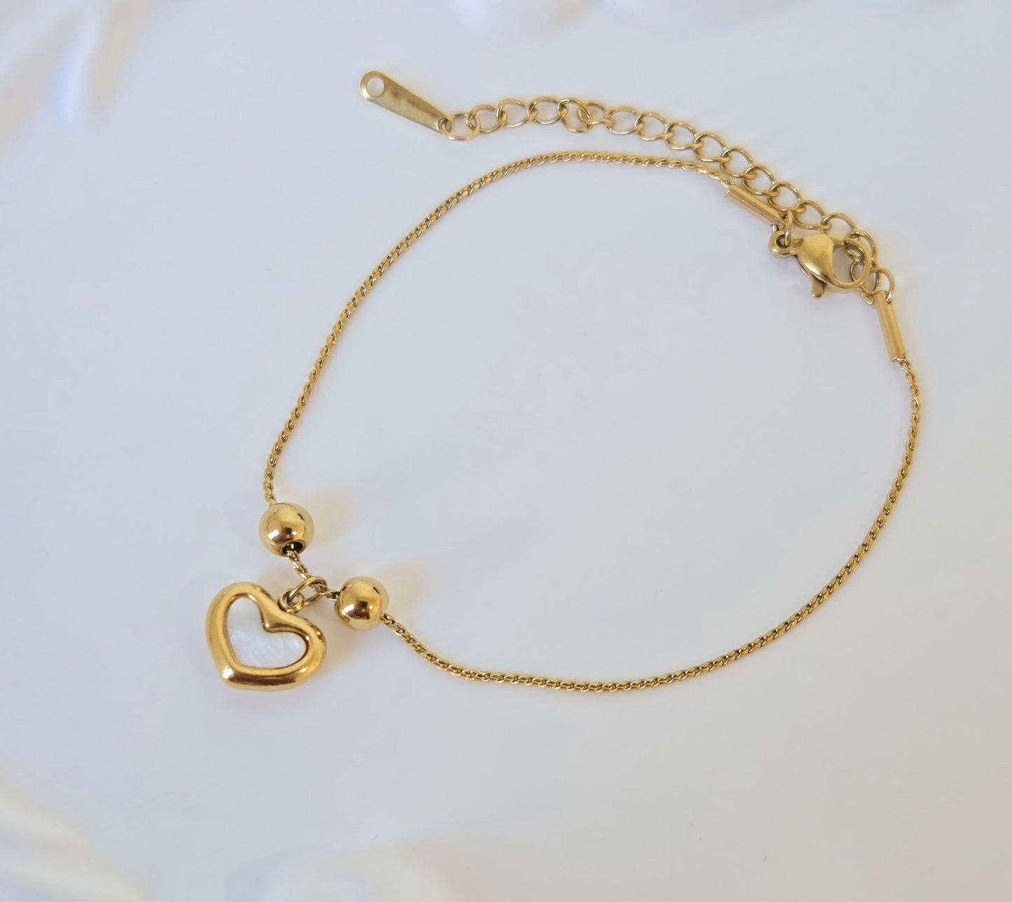 Heart Chain Bracelet