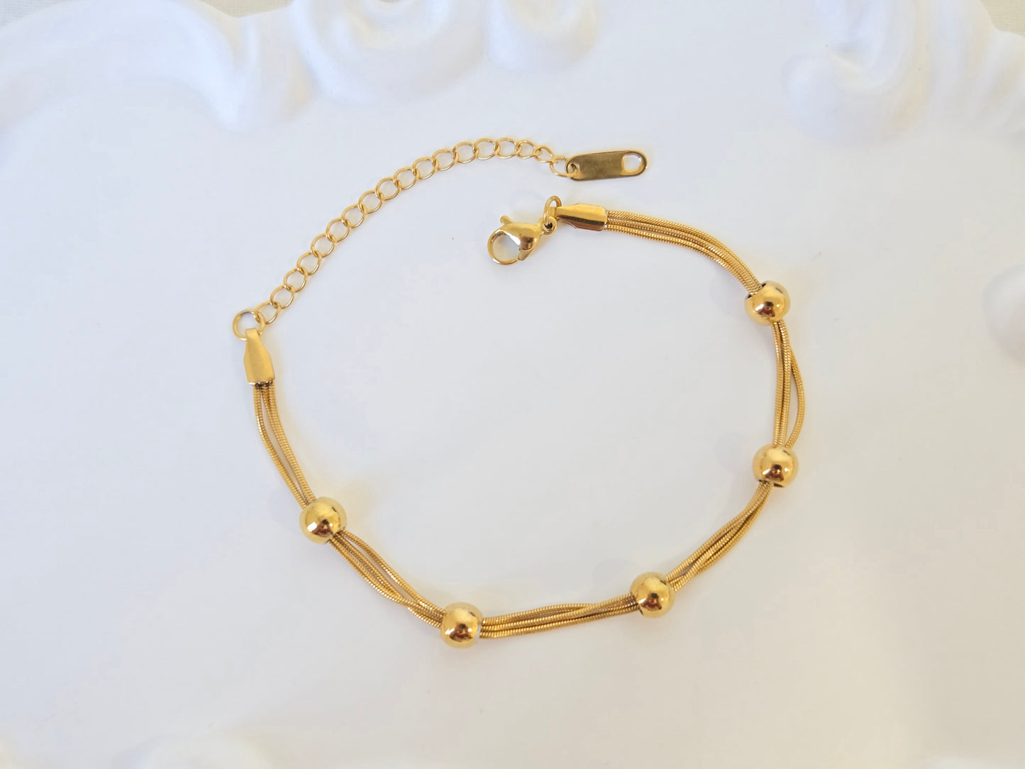 Multilayer Beads Chain Bracelet