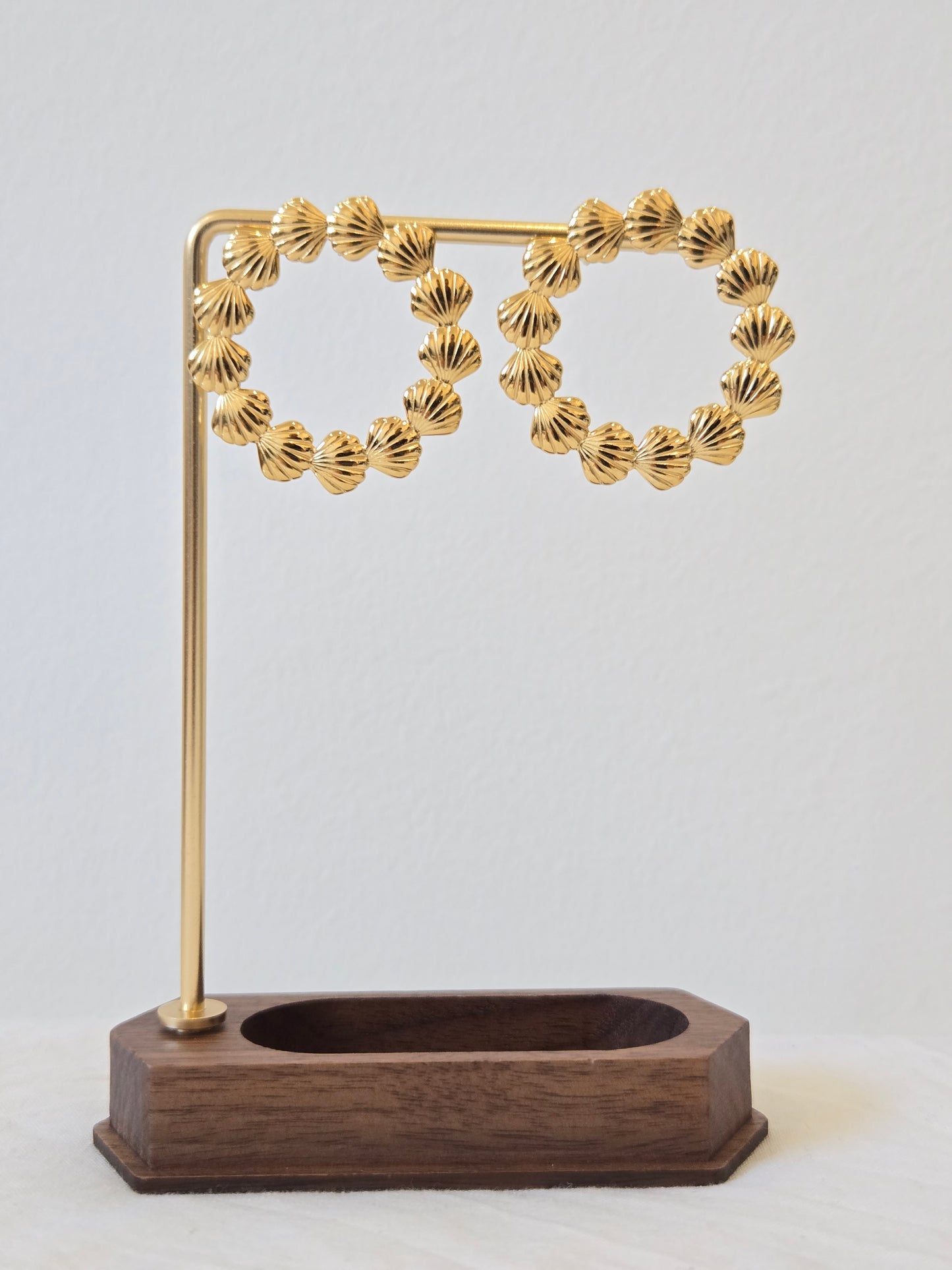 Shell Hoops Style Earrings
