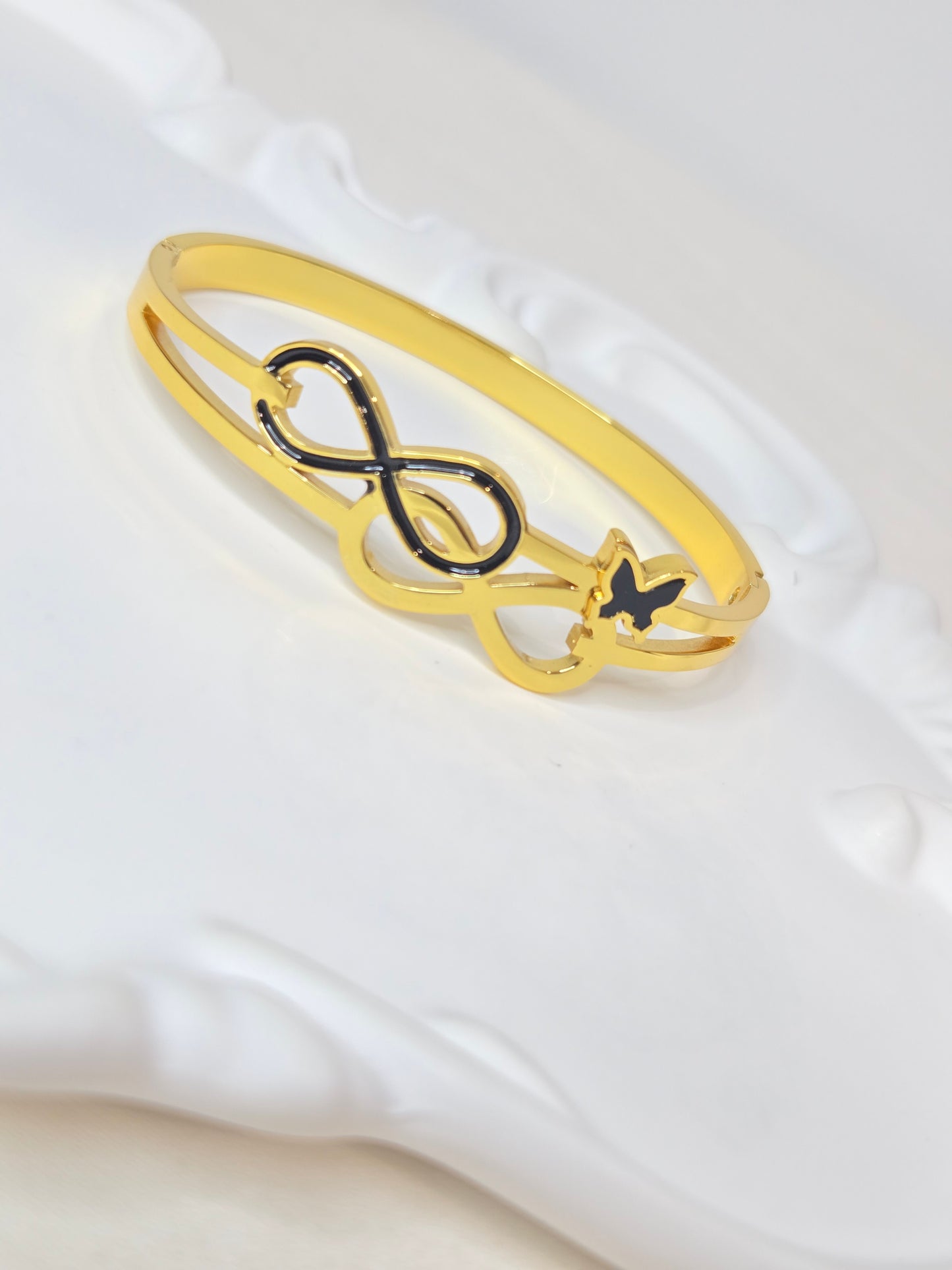 Infinity Bangle Bracelet