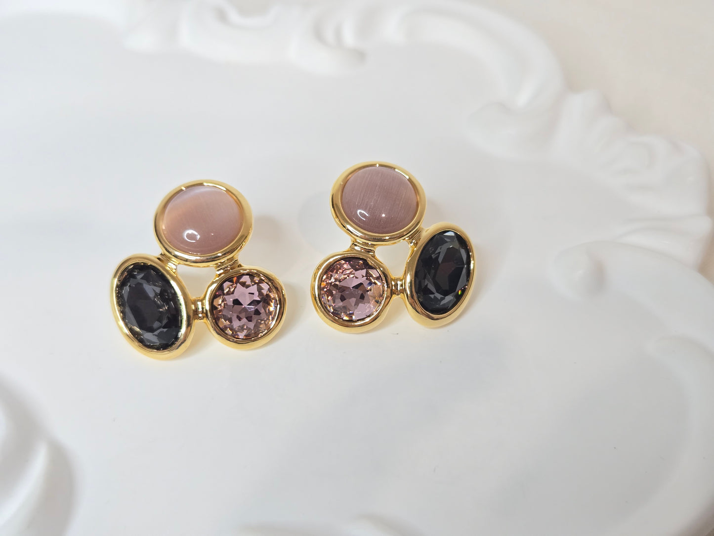 Multi-colored Stud Earrings