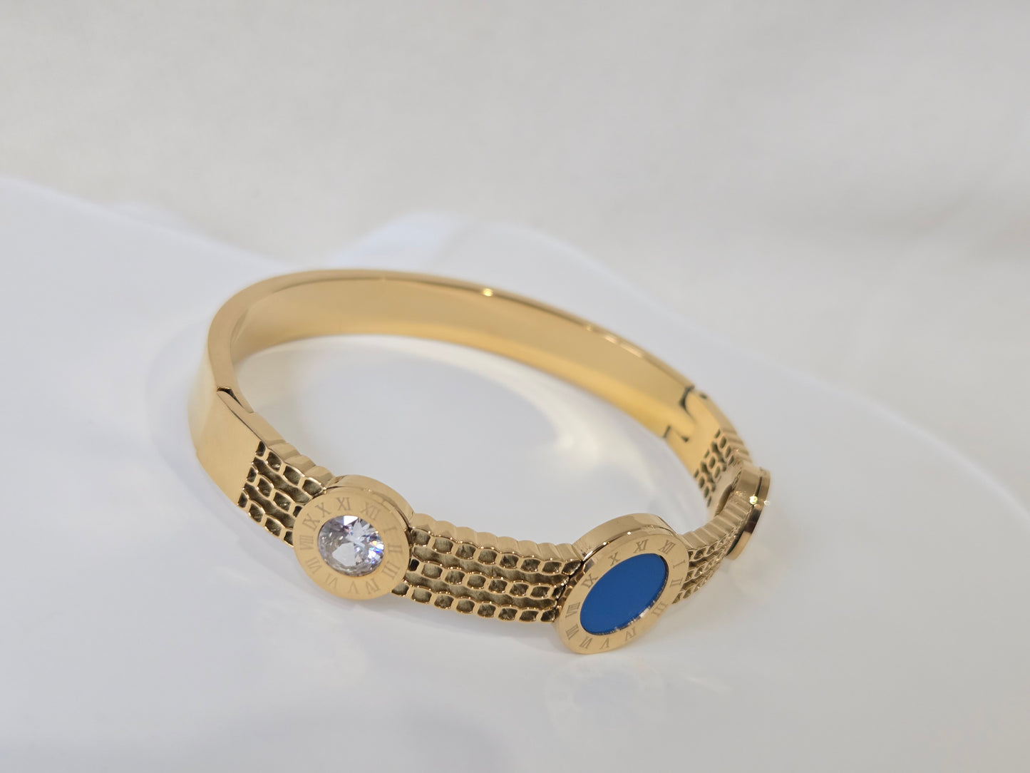 Roman Numeric Bangle Bracelet