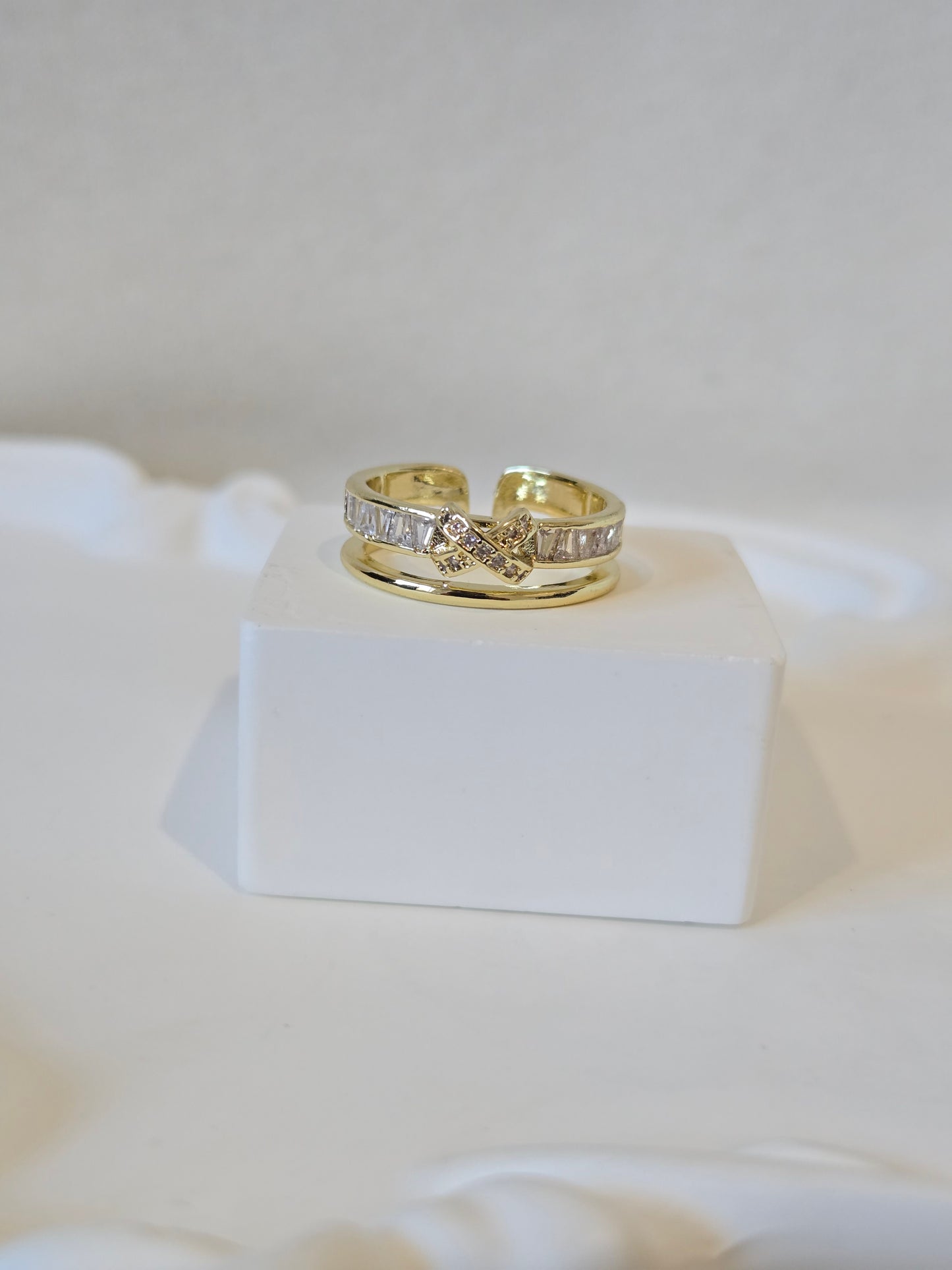 Statemen 18k gold plated Adjustable Rings