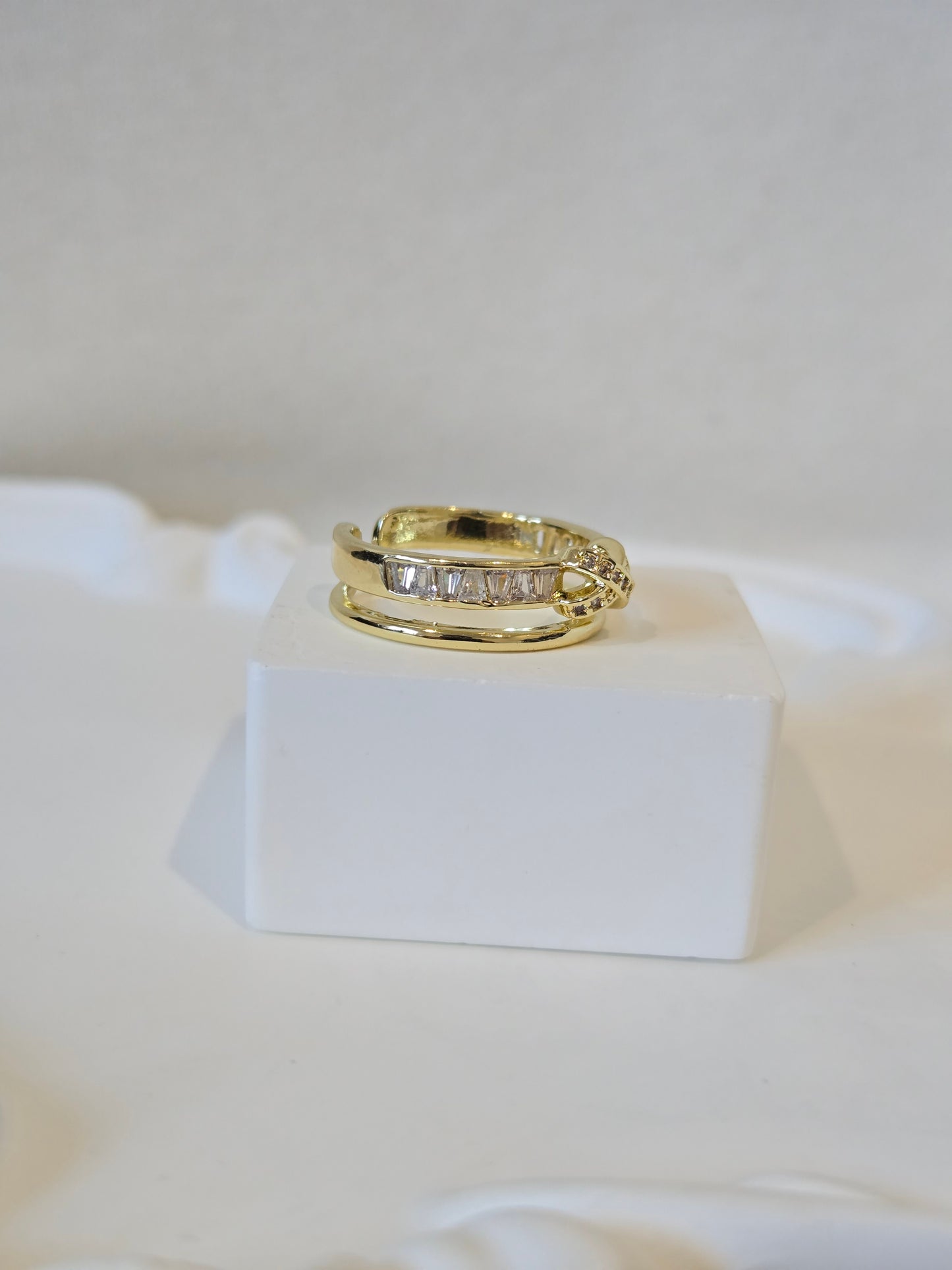 Statemen 18k gold plated Adjustable Rings