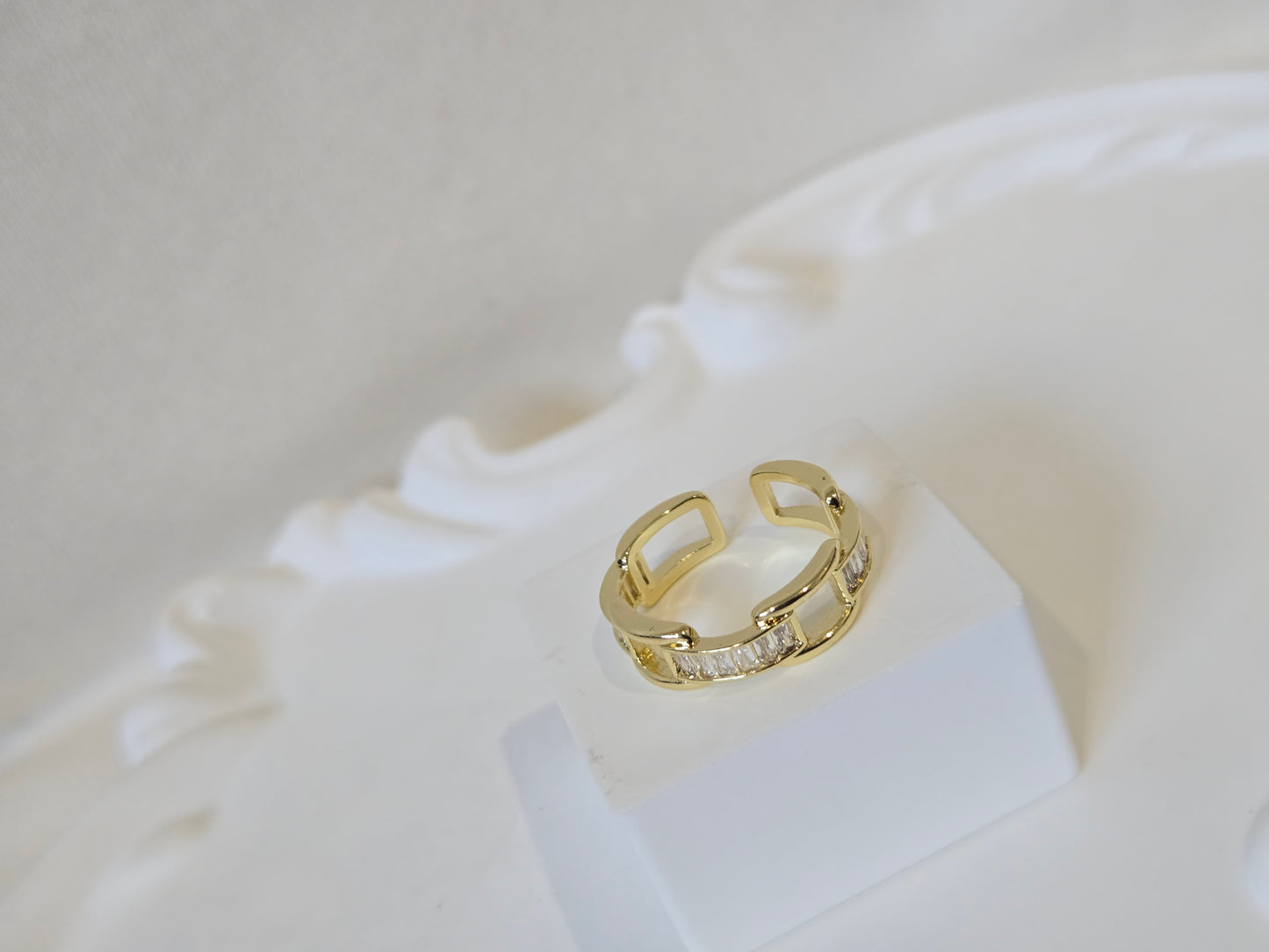 Statemen 18k gold plated Adjustable Rings