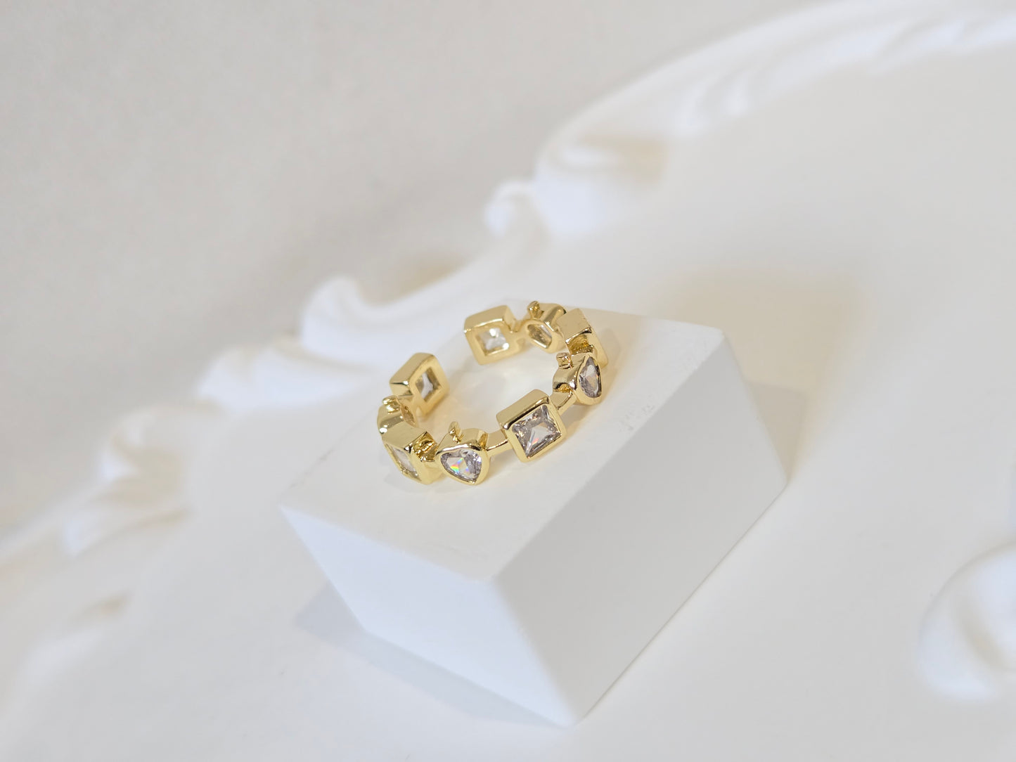 Statemen 18k gold plated Adjustable Rings