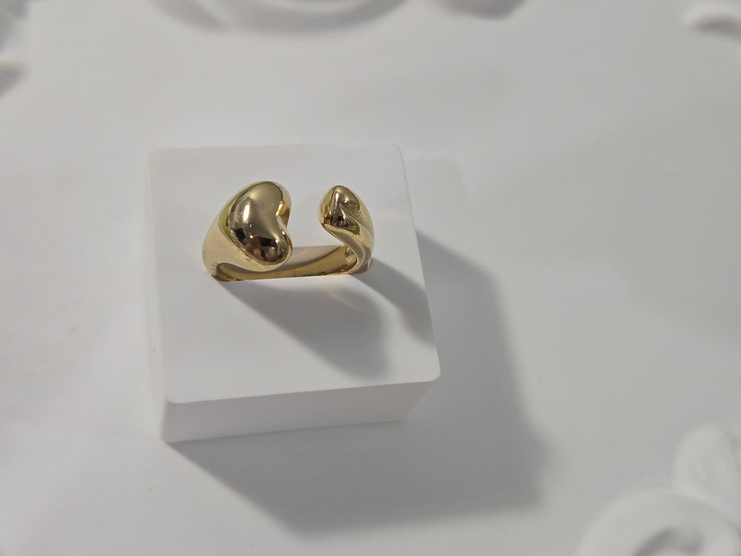 Statement Heart Adjustable Ring