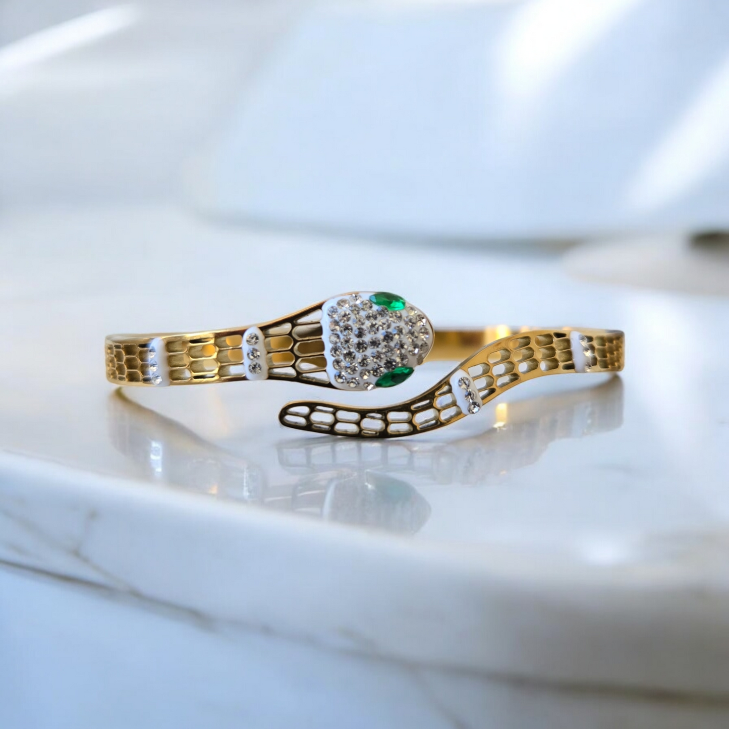 Snake Style Bangle Bracelet