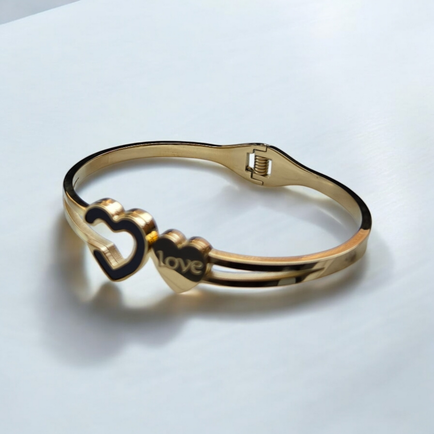 Love Heart Bangle Bracelet