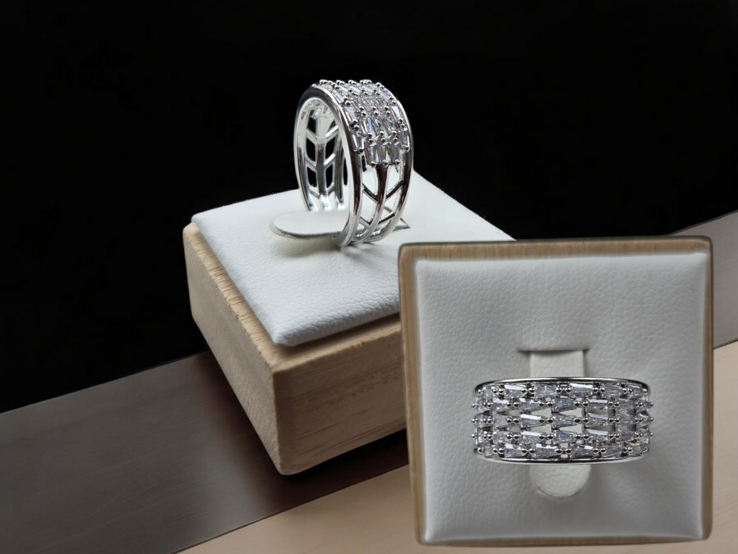 Criss-Cross Band Ring