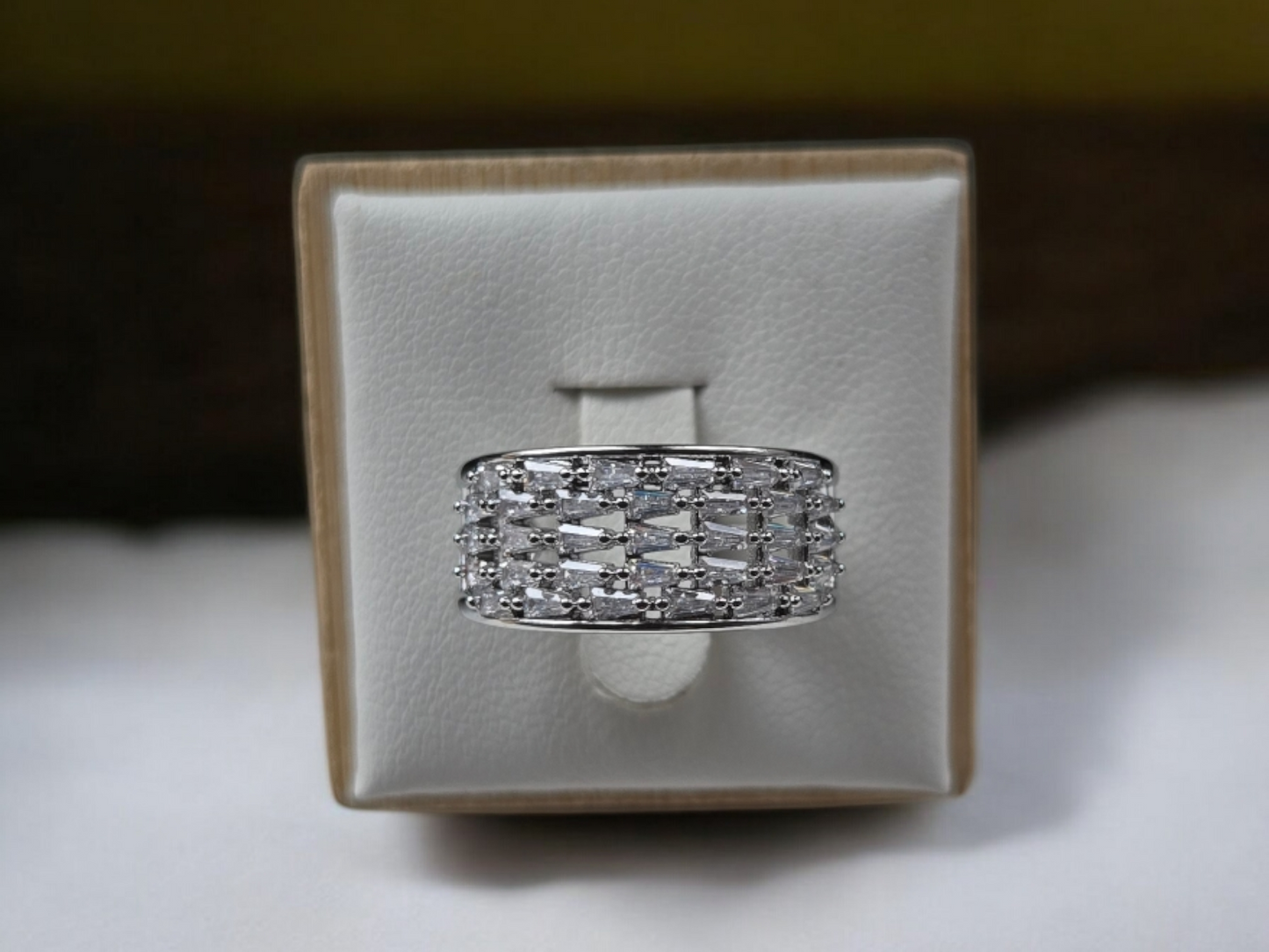 Criss-Cross Band Ring