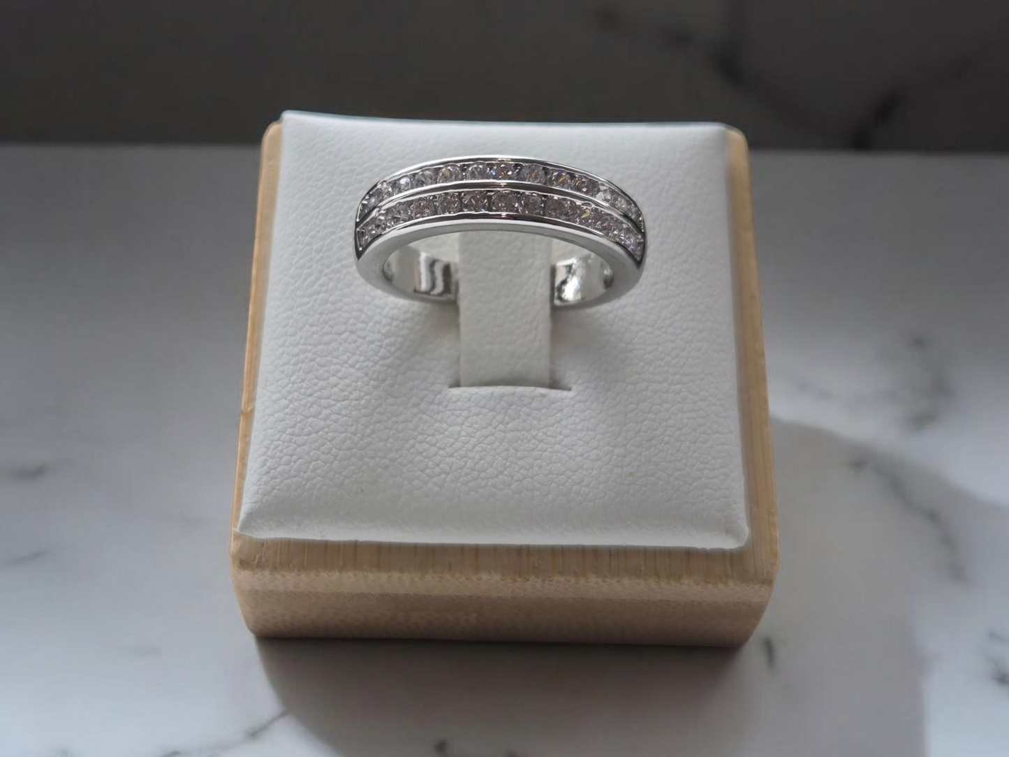 Silver Band Adjustable Ring