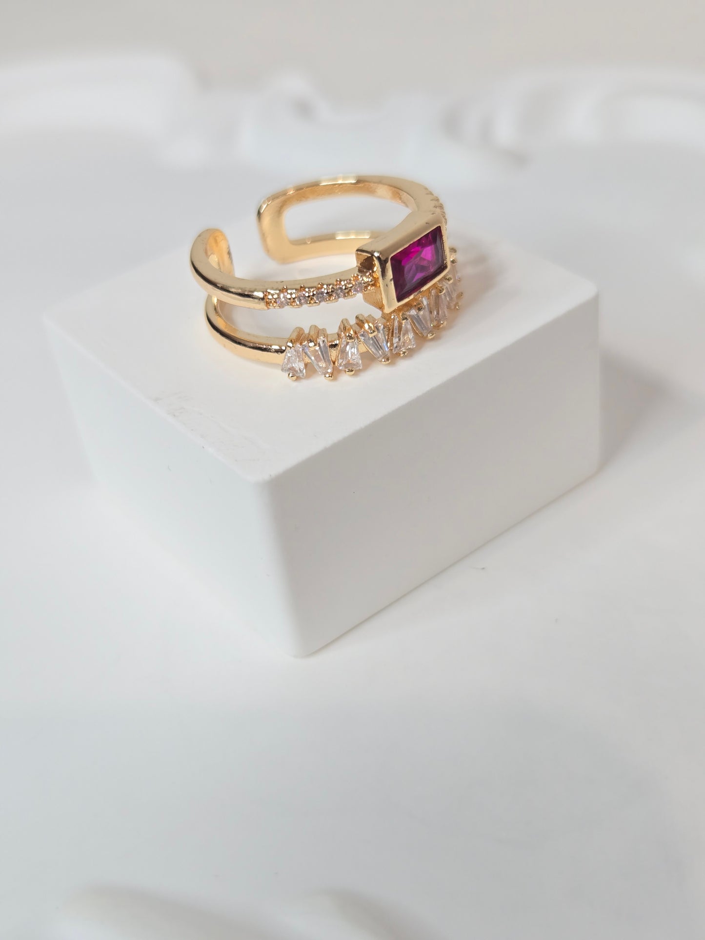 Double Layer Adjustable Ring