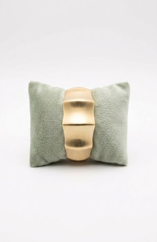 Angular Matt Gold Geometric Bracelet