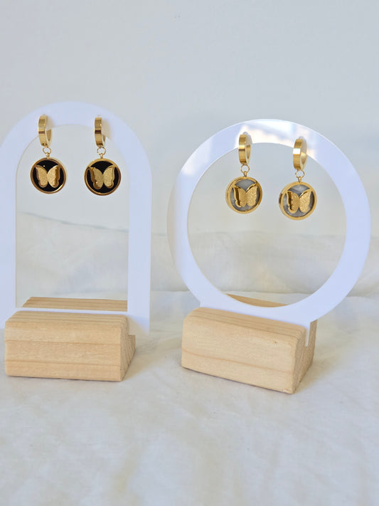 Butterfly Drop Hoops
