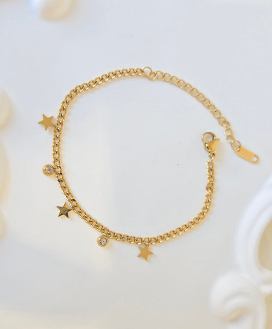 Start Charms Chain Bracelet