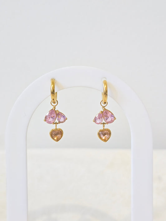 Heart Drop Hoops