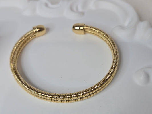Rigid Cuff Bangle Bracelet