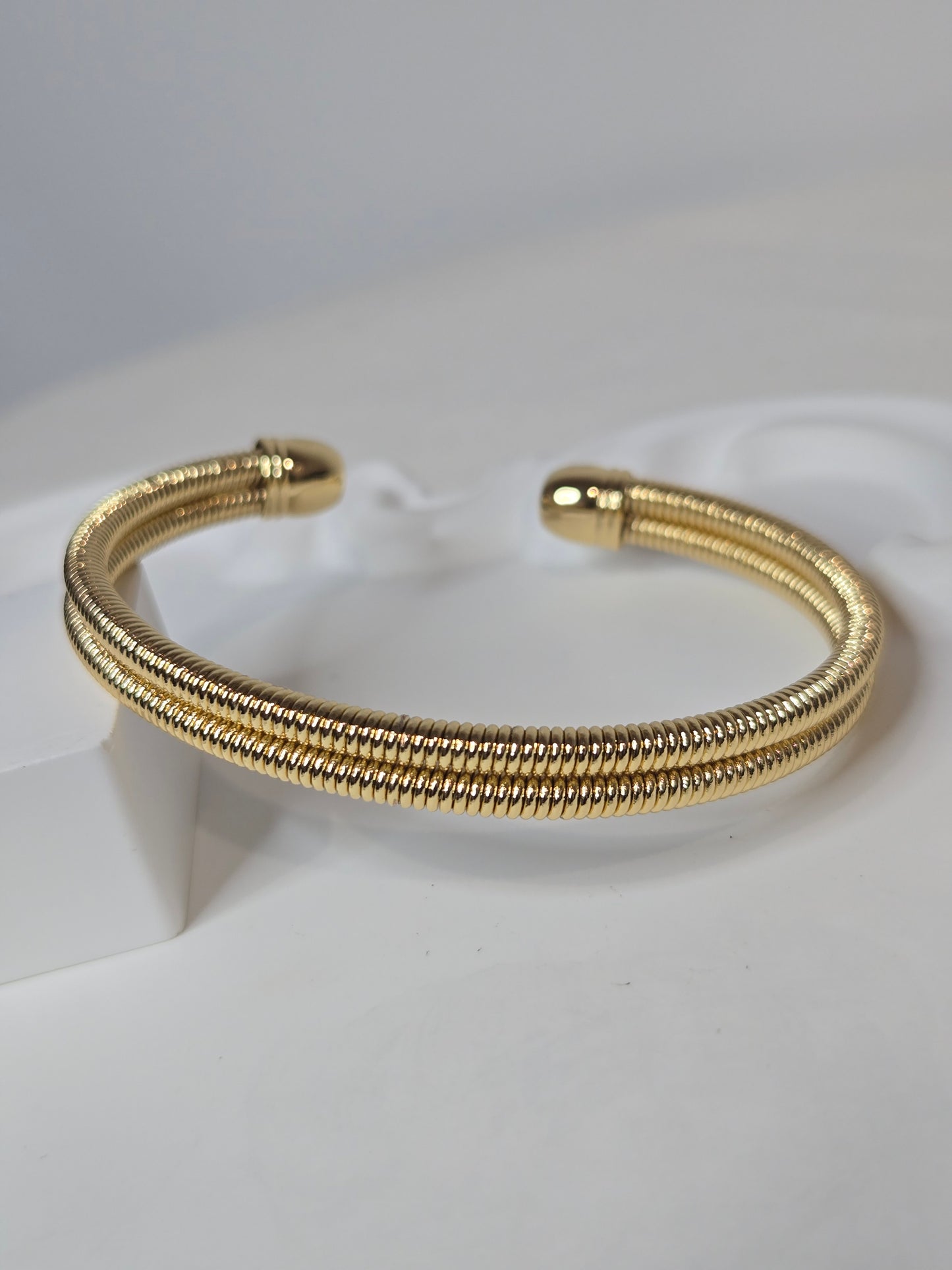Rigid Cuff Bangle Bracelet