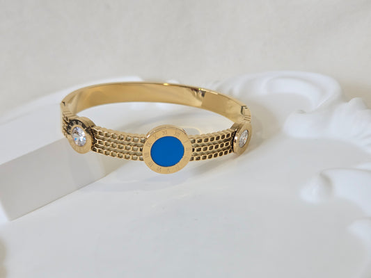 Roman Numeric Bangle Bracelet