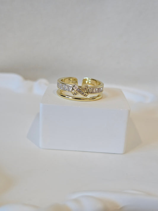 Statemen 18k gold plated Adjustable Rings