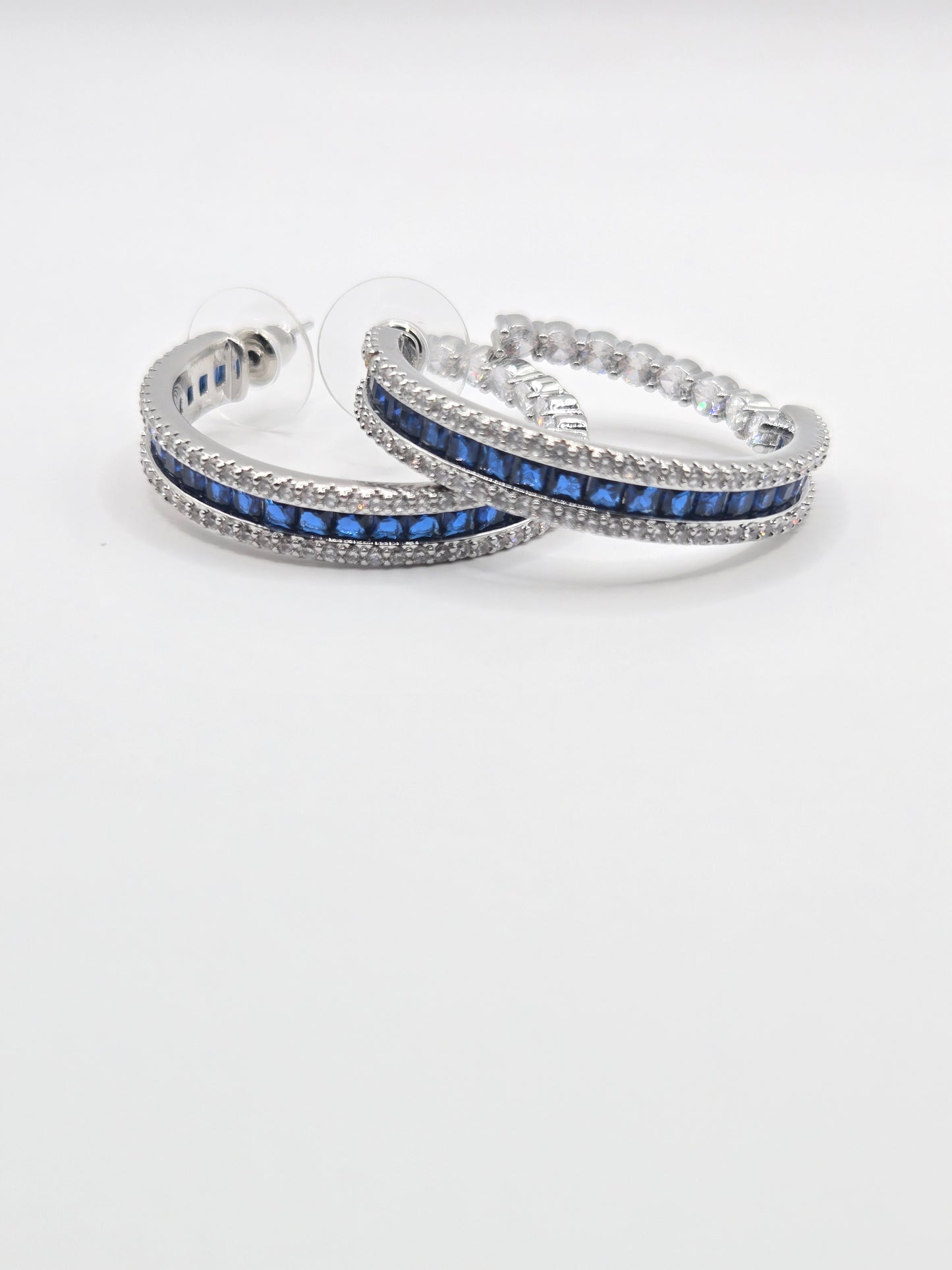 Statement Crystal Hoop Earrings