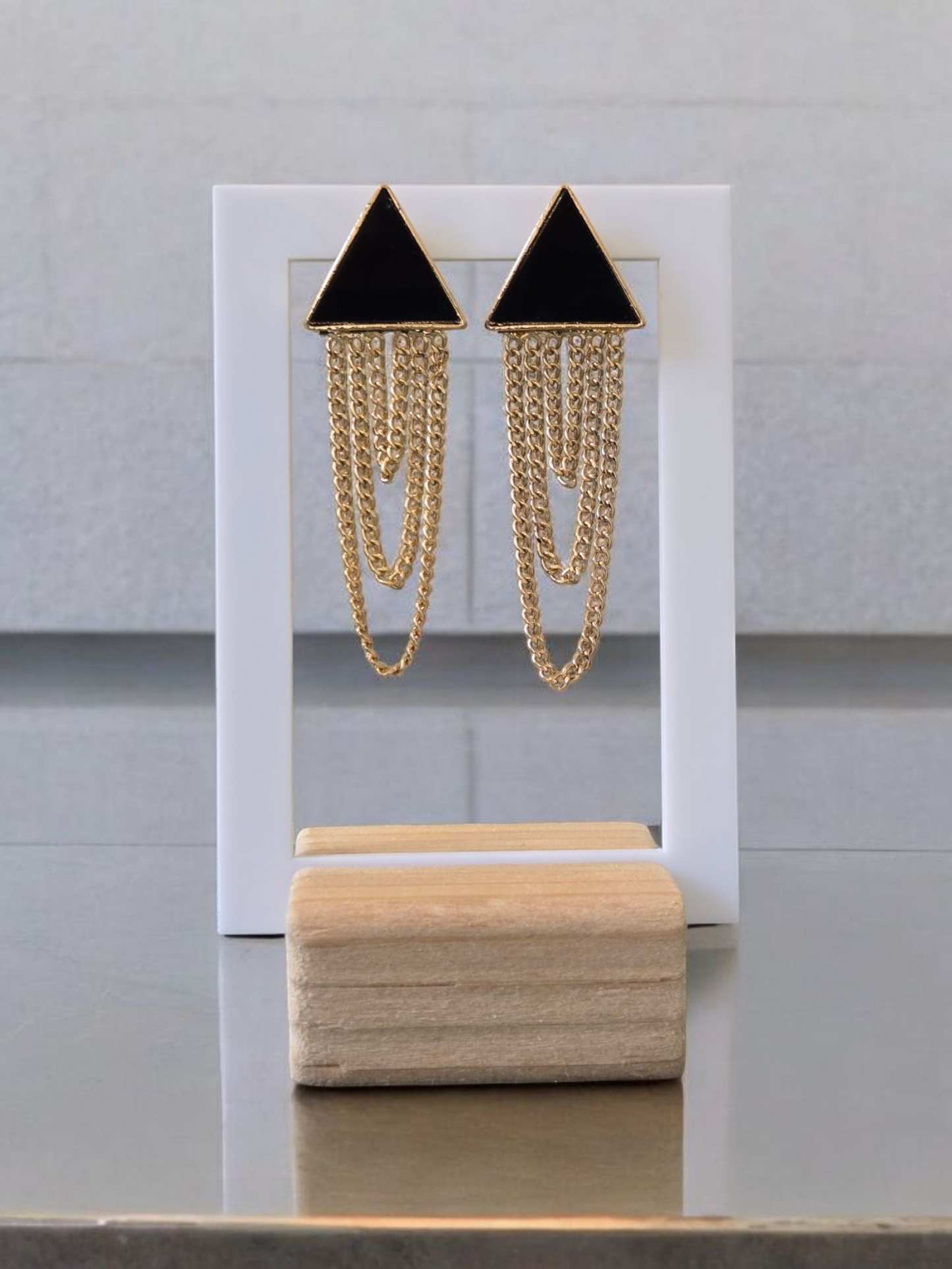Hanging Chain Drop Earrings