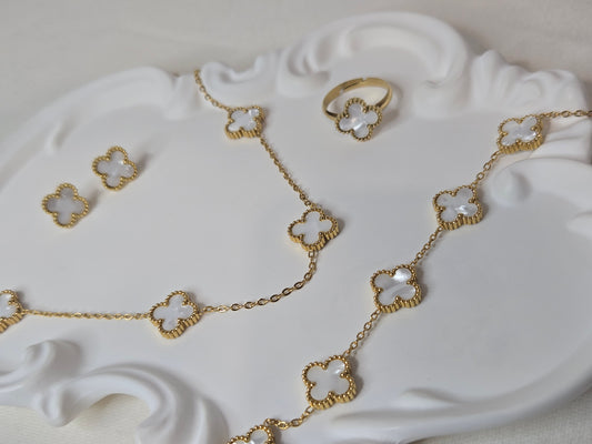 White Clover Four Piece Pendant set